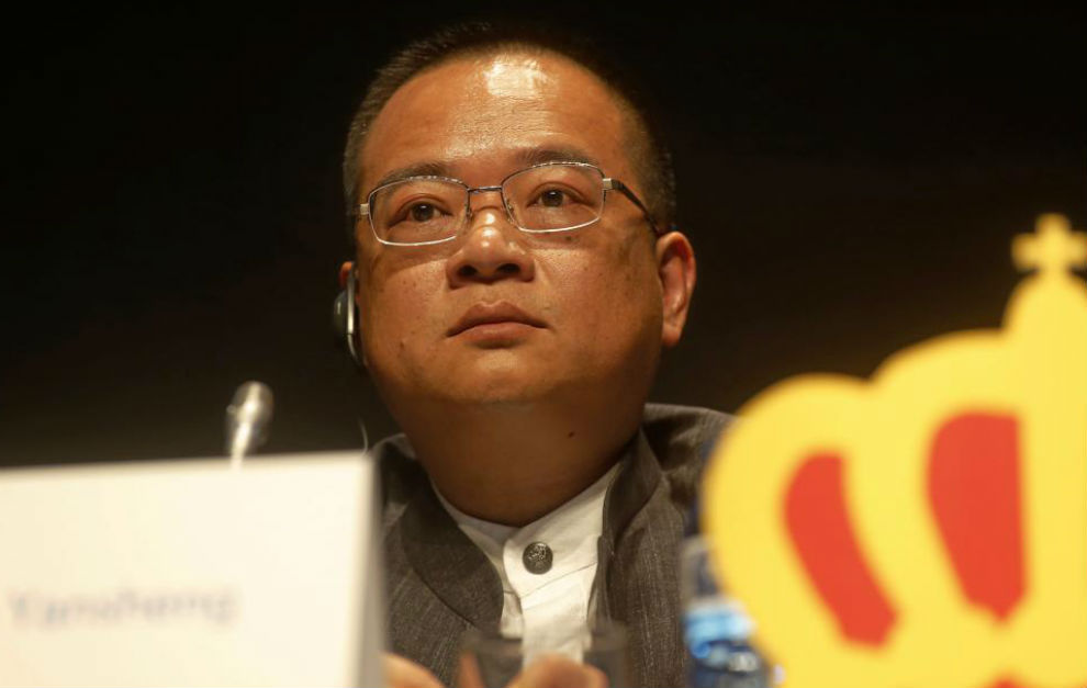 Chen Yansheng, en la Junta de Accionistas de junio.