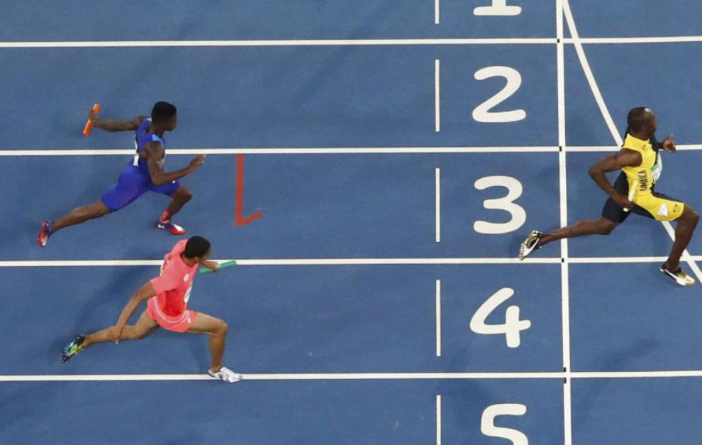 Bolt entra por ltima vez en una meta en unos Juegos Olmpicos