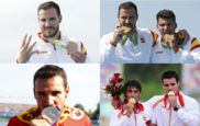 Medallas olmpicas de Sal Craviotto en Pekn 2008, Londres 2012 y...