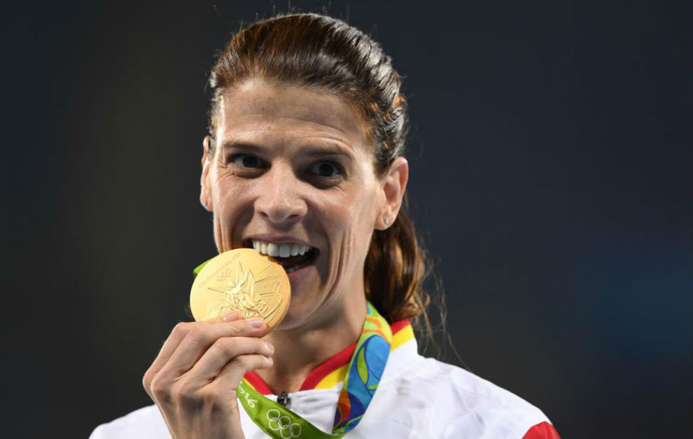 Ruth Beitia muerde el oro olmpico de Ro 2016.