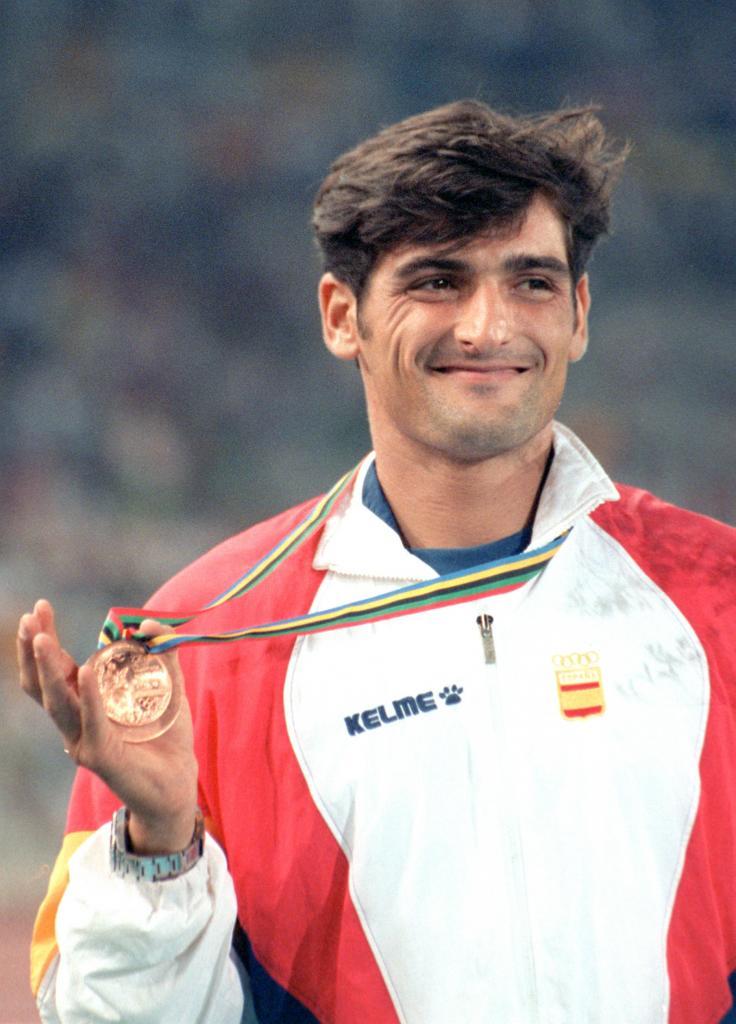 Javier Garca Chico, bronce en Barcelona 92, nico pertiguista...
