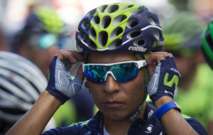 Nairo Quintana, durante la Vuelta a Espaa.