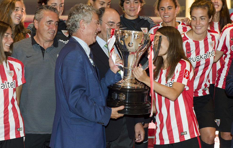 Resultado de imagen de athletic club bilbao futbol femenino campeonas liga
