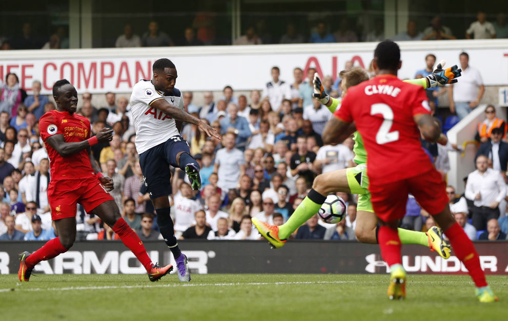 Danny rose tied the game in the second half.