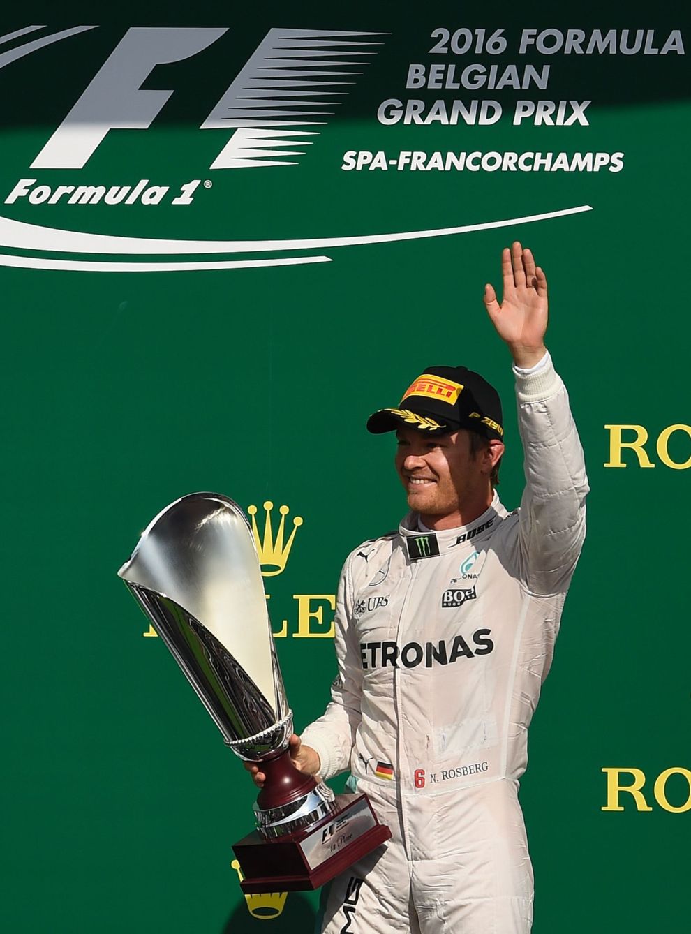 Rosberg, campen en Spa 2016