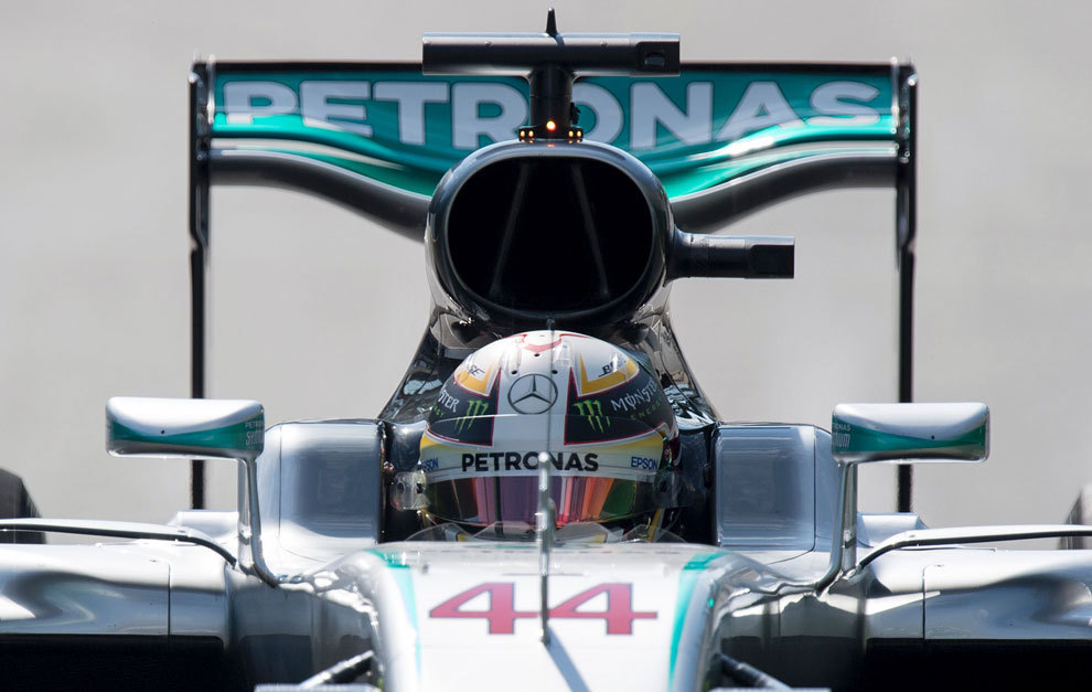 Hamilton, despus de remontar en el GP de Blgica