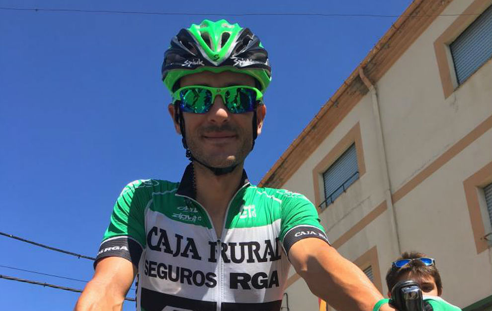 Sergio Pardilla, antes de una de las etapas de la Vuelta 2016.