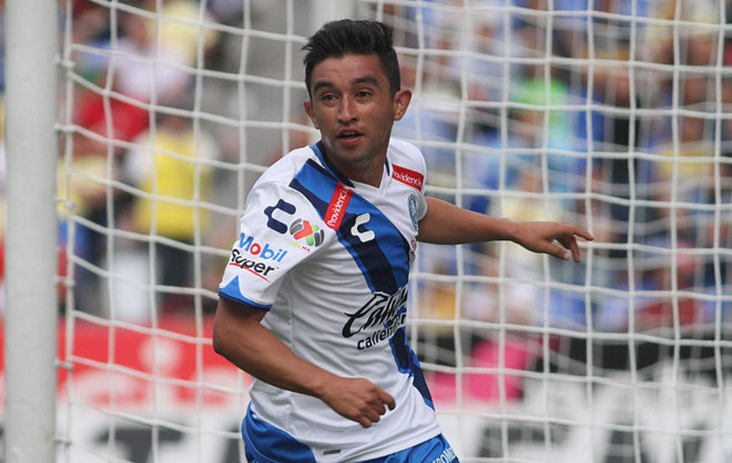 Christian Bermdez, jugador del Puebla.