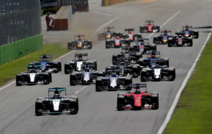 Salida del Gran Premio de Italia 2015