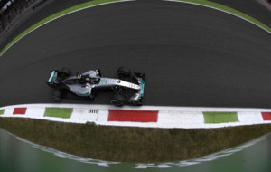 Rosberg, en el circuito de Monza