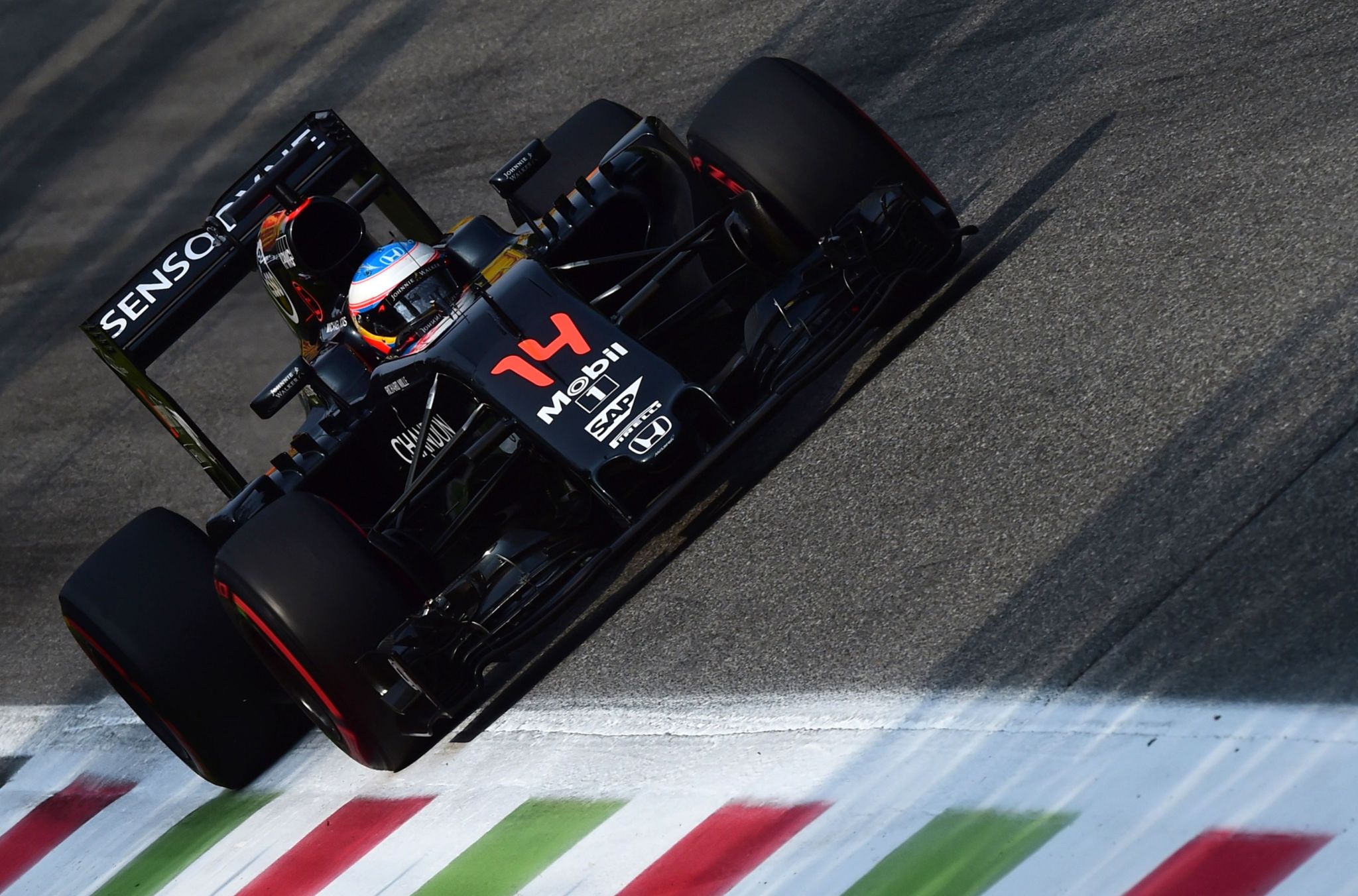 Alonso, en Monza durante los terceros libres