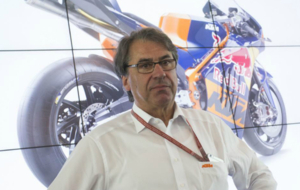 Stefan Pierer en la presentacin del proyecto de MotoGP de KTM en...