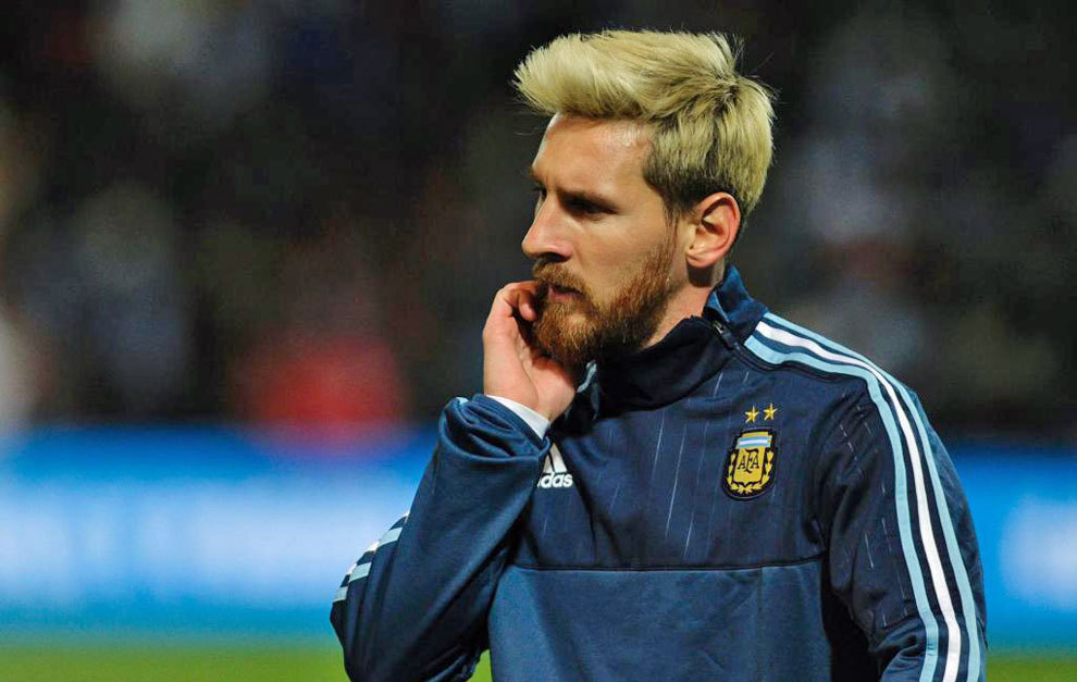 Messi se resinti del pubis con la seleccin argentina