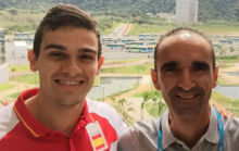 Alberto Armas y Bruno Hortelano durante los Juegos Olmpicos de Ro.