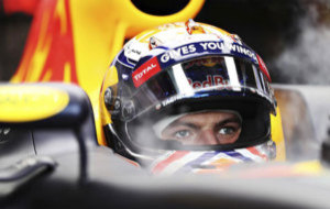 Max Verstappen, en su Red Bull durante el GP de Italia.