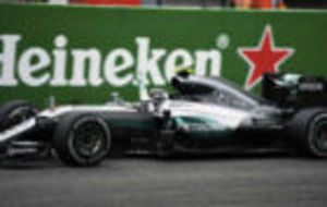 Rosberg, entrando ganador en Monza