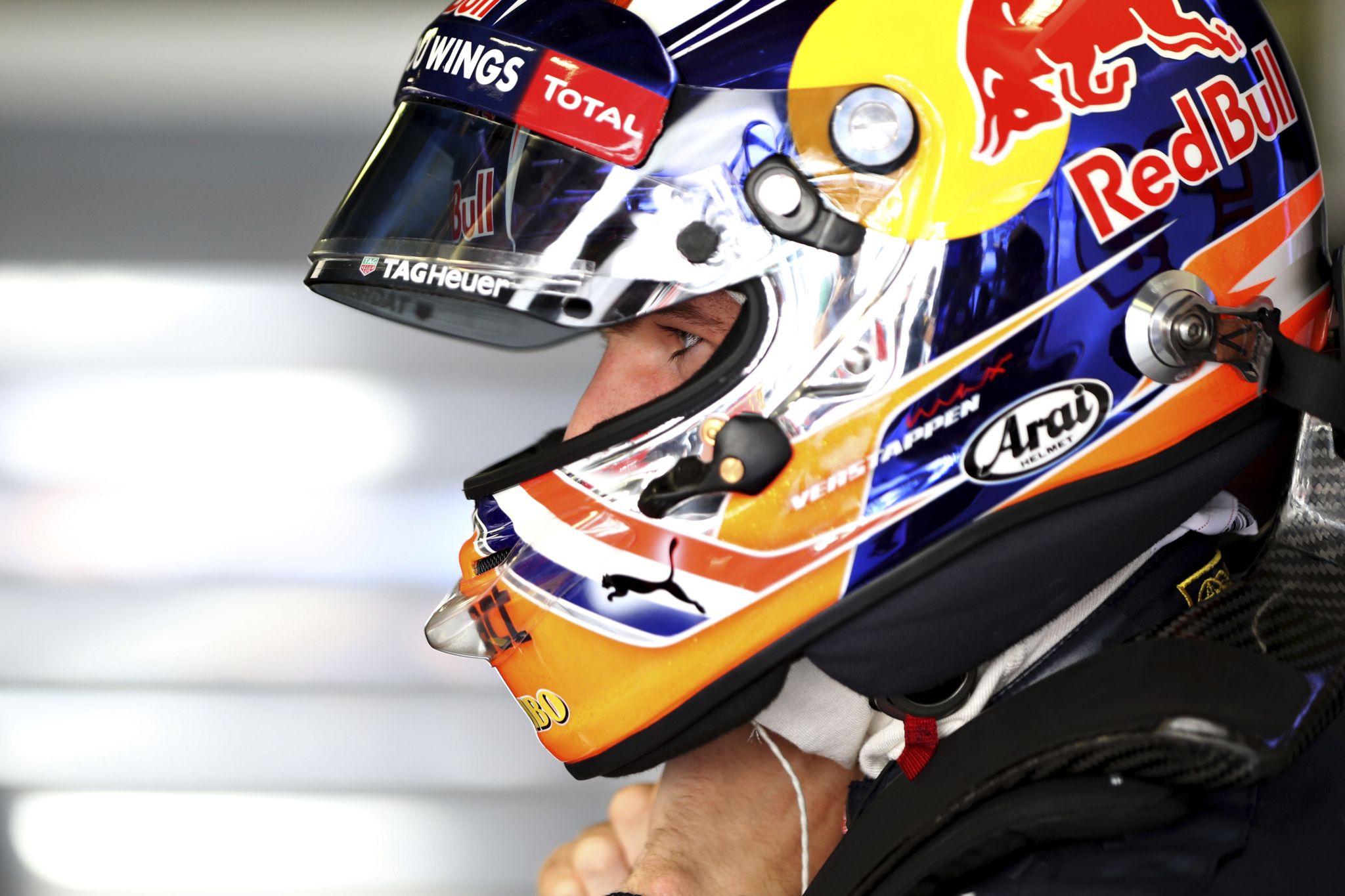 Verstappen, durante el GP de Italia