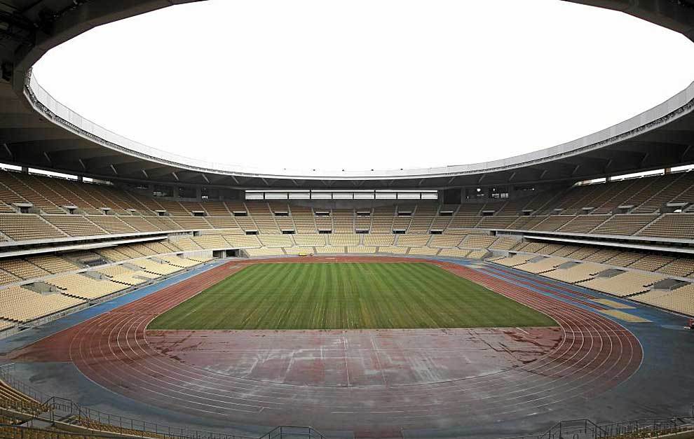 Vista panormica del Estadio Olmpico de La Cartuja