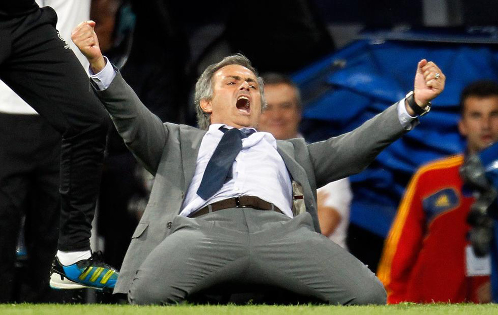 Mourinho's crazy celebration against City MARCA English