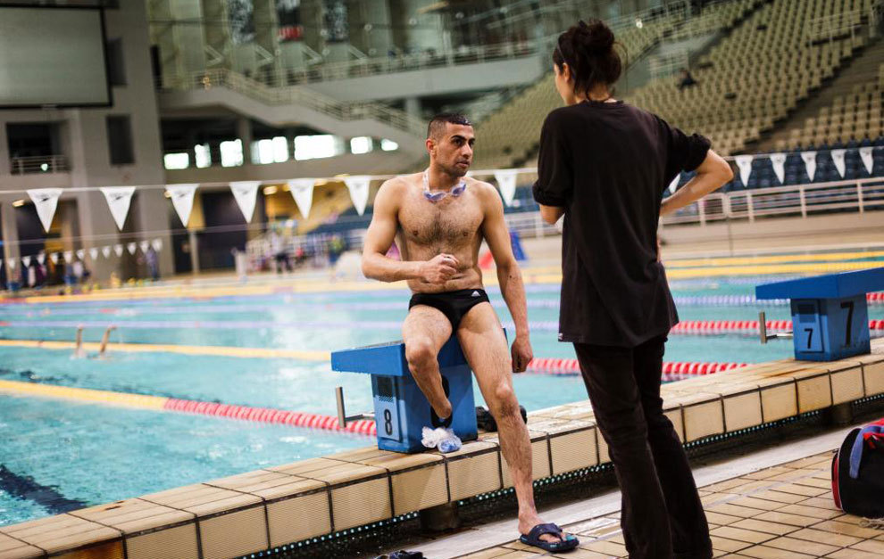 Ibrahim Al Hussein competir en 50 y 100 libre en natacin