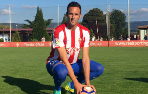 Presentacin de Borja Viguera con el Sporting
