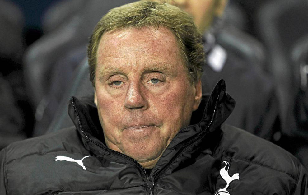 Redknapp en su etapa como entrenador del Tottenham
