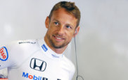 Button, durante el GP de Italia