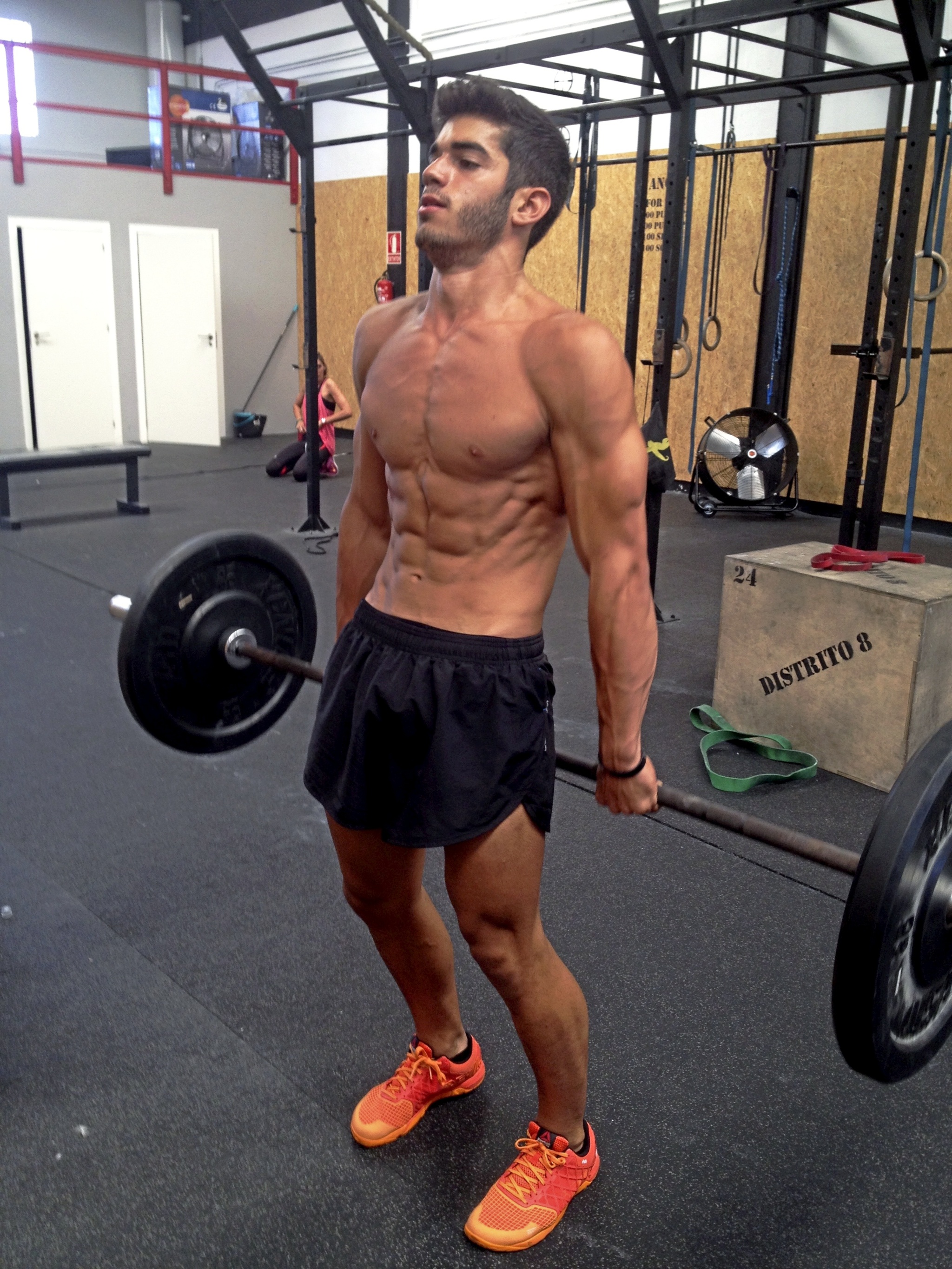 Pablo Rez, practicando CrossFit