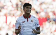 Correa, en el partido contra la UD Las Palmas.