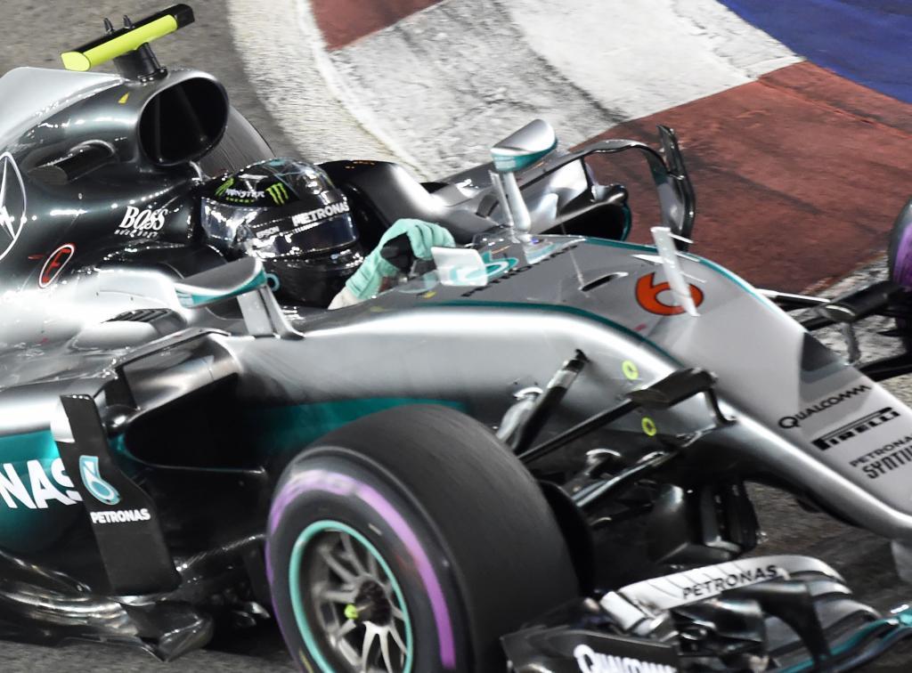 Rosberg durante la carrera