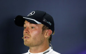 Rosberg en rueda de prensa despus de la carrera
