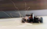 Una imagen espectacular del Toro Rosso de Carlos Sainz.