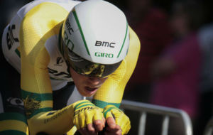 Rohan Dennis, en la crono de la segunda etapa del Eneco Tour