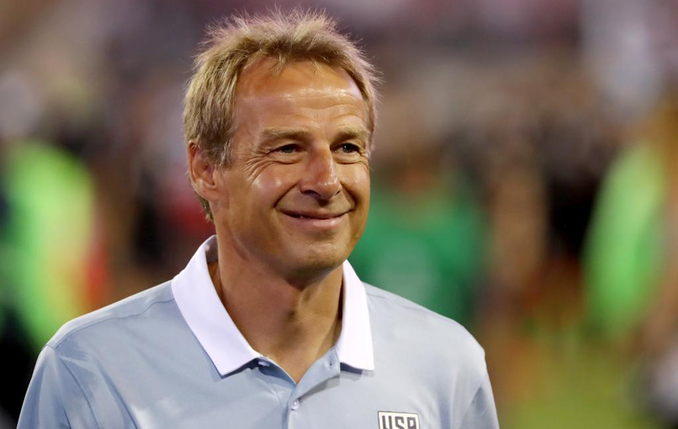 Klinsmann en un partido con USA