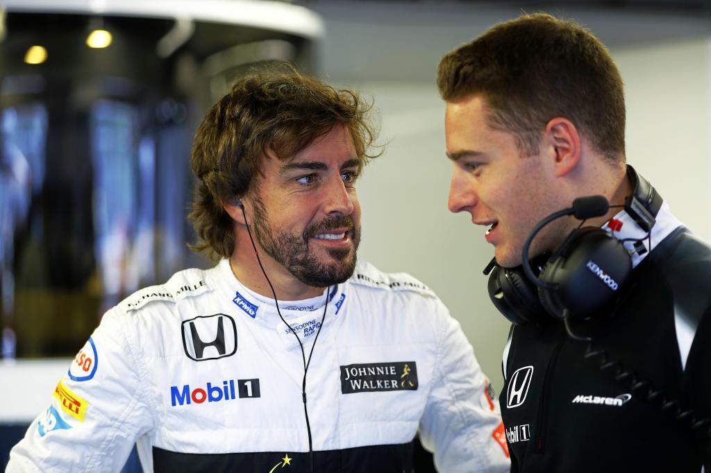 Fernando Alonso y  Stoffel Vandoorne en el GP de Canad