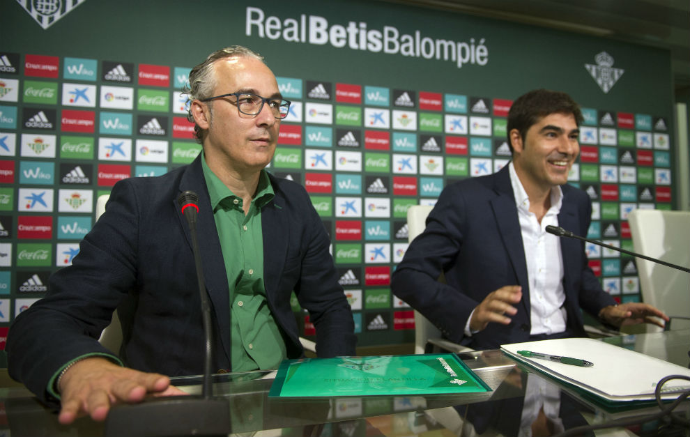 Miguel Torrecilla y ngel Haro, durante una rueda de prensa reciente.