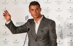 Cristiano Ronaldo en la inauguracin de su hotel de Lisboa