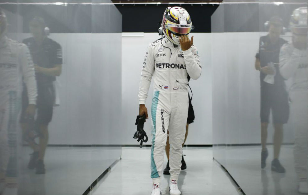 Lewis Hamilton, en el pasado GP de Malasia.