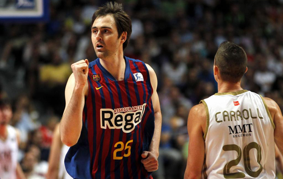 Lorbek en la final de la ACB 2011-2012 contra el Real Madrid