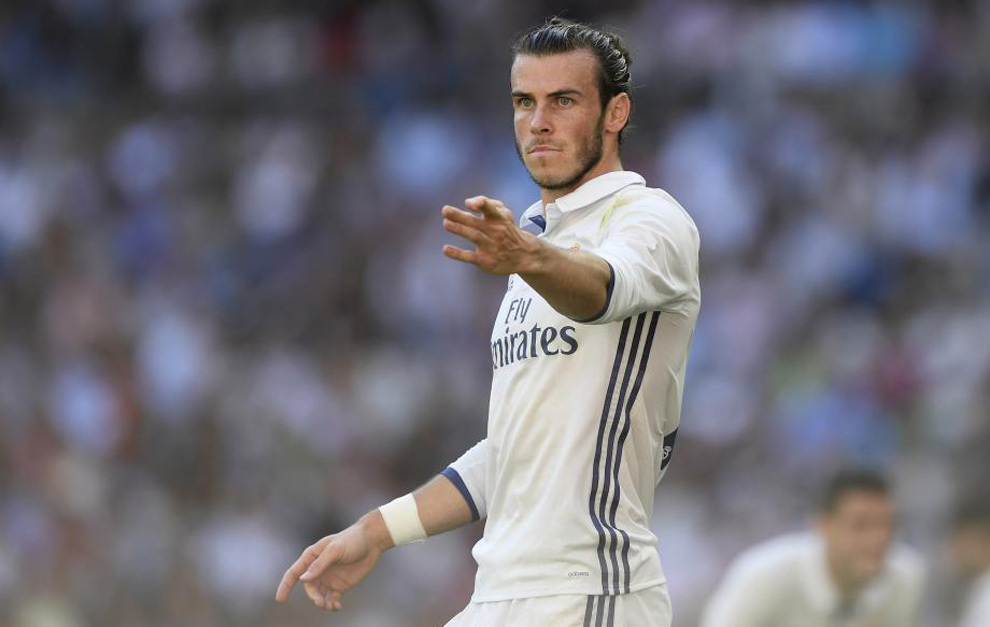 Bale durante el partido del Real Madrid contra el Eibar