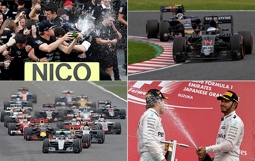 Alegra de Rosberg y Mercedes, tristeza de Hamilton, batalla espaola...
