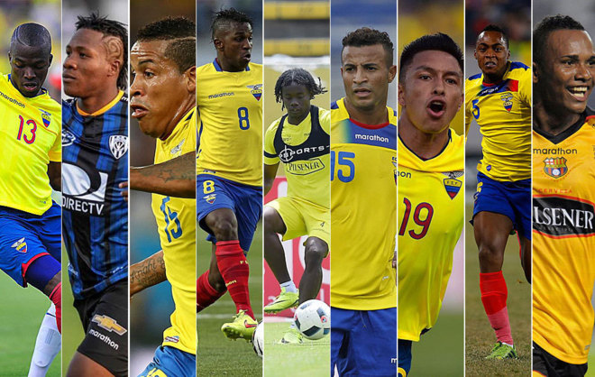 Los nueve jugadores de Ecuador al que le reclaman dinero sus...