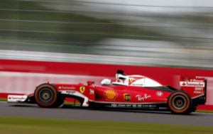 Sebastian Vettel, durante el GP de Japn.