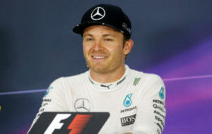 Rosberg durante la rueda de prensa del Gran Premio de Japn.