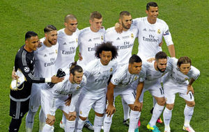 Once del Real Madrid en la final de San Siro