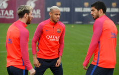 Messi, Surez y Neymar.