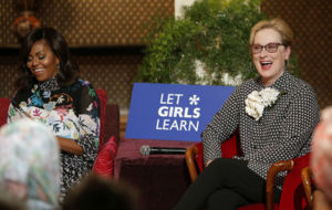 Michelle Obama y Meryl Streep, juntas por la igualdad