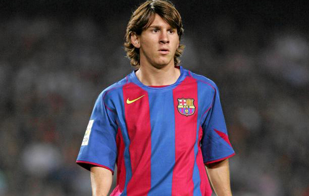 Lionel Messi Barcelona Debut