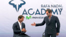 Nadal y Federer, esta semana en Manacor, en la apertura de la academia...