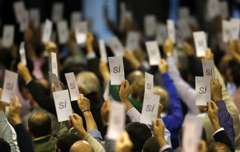 Votos favorables a Florentino Prez en la Asamblea del Real Madrid